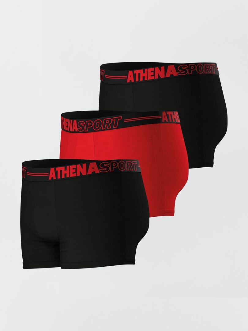 Zestaw 3 bokserek „Athena” – CZARNE