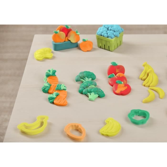 Play-Doh Mon petit jardin, Coffret de pâte à modeler pour faire pousser des fleurs et fruits avec accessoires, Dès 3 ans