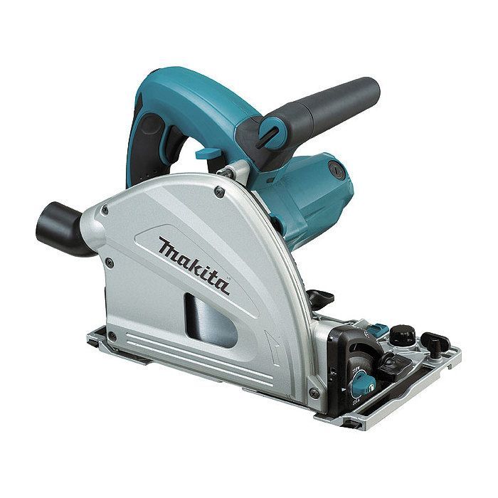 MAKITA 1300W 165mm Plunge Circular Saw in MAK-PAC Case + 1400mm Guide Rail - SP6000J