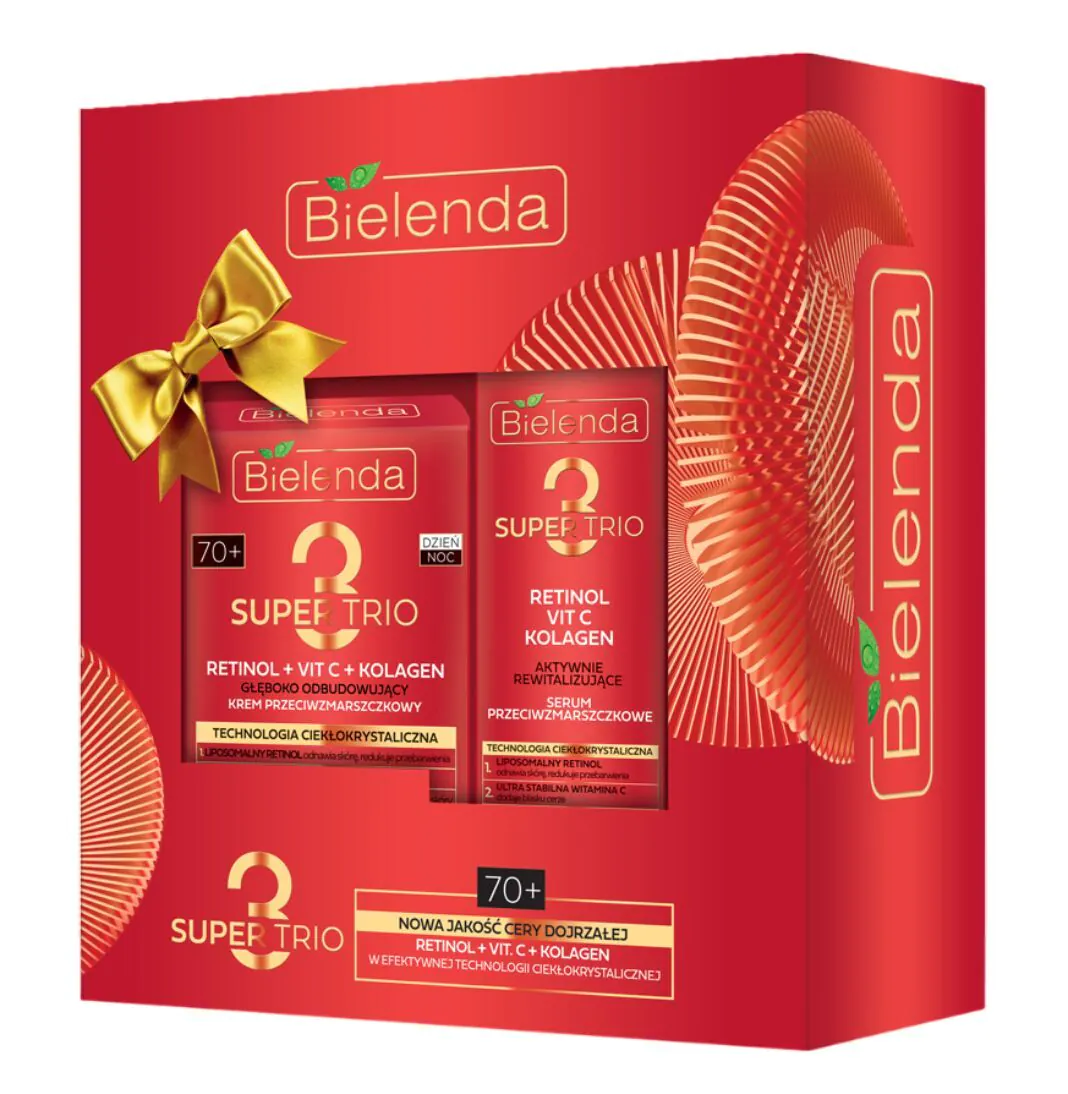 Bielenda Super Trio 70+ Zestaw kosmetyków do twarzy