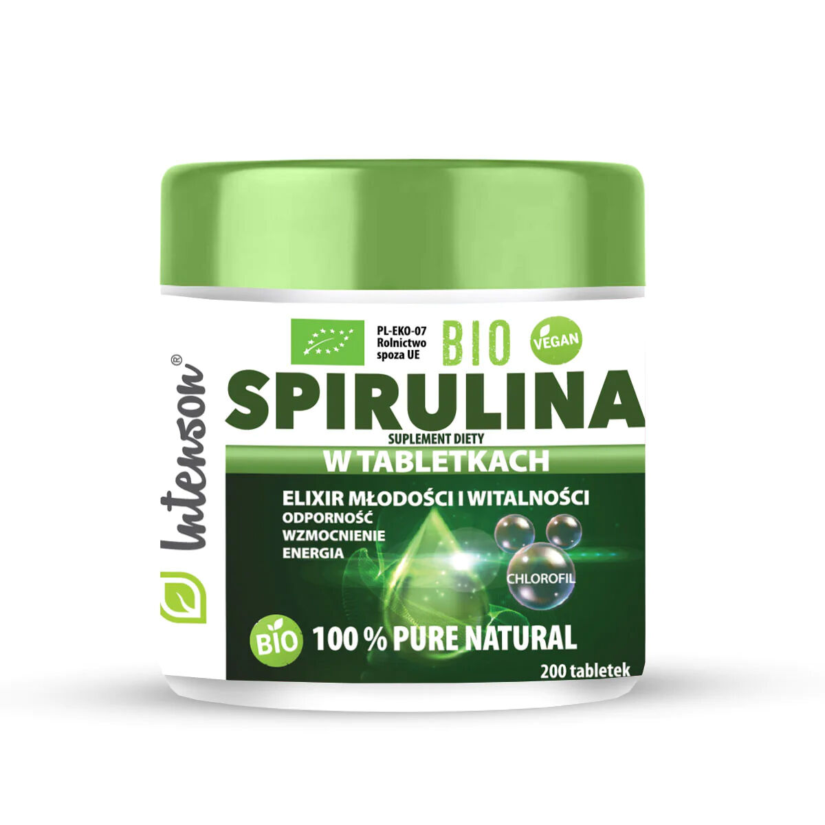 Intenson Bio spirulina