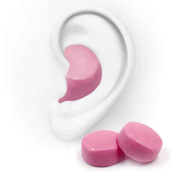 Haspro Moldable, Zatyczki do uszu formowane, Kolor różowy