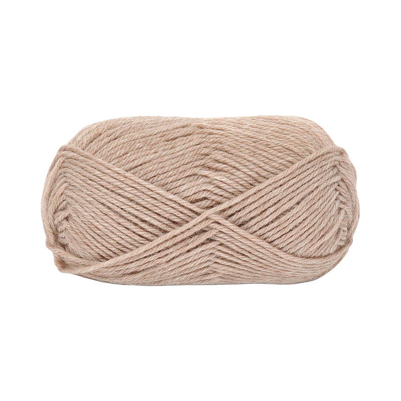 Trysil Superwash uldgarn beige melange