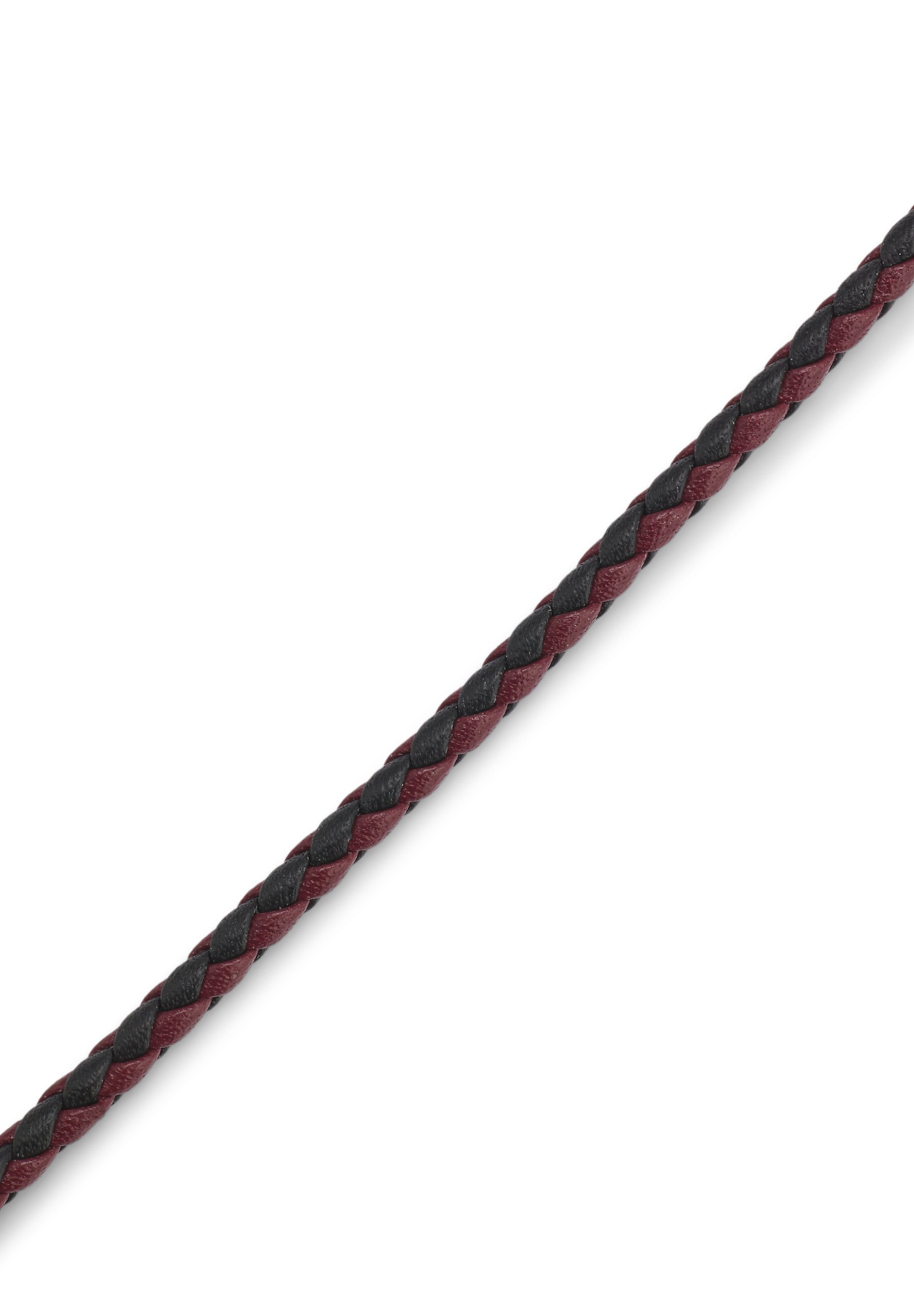 HUGO DOUBLEBRAID UNISEX - Brățară - roșu închis