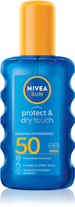 NIVEA SUN Protect & Dry Touch Unsichtbares Sonnenschutzspray LSF 50