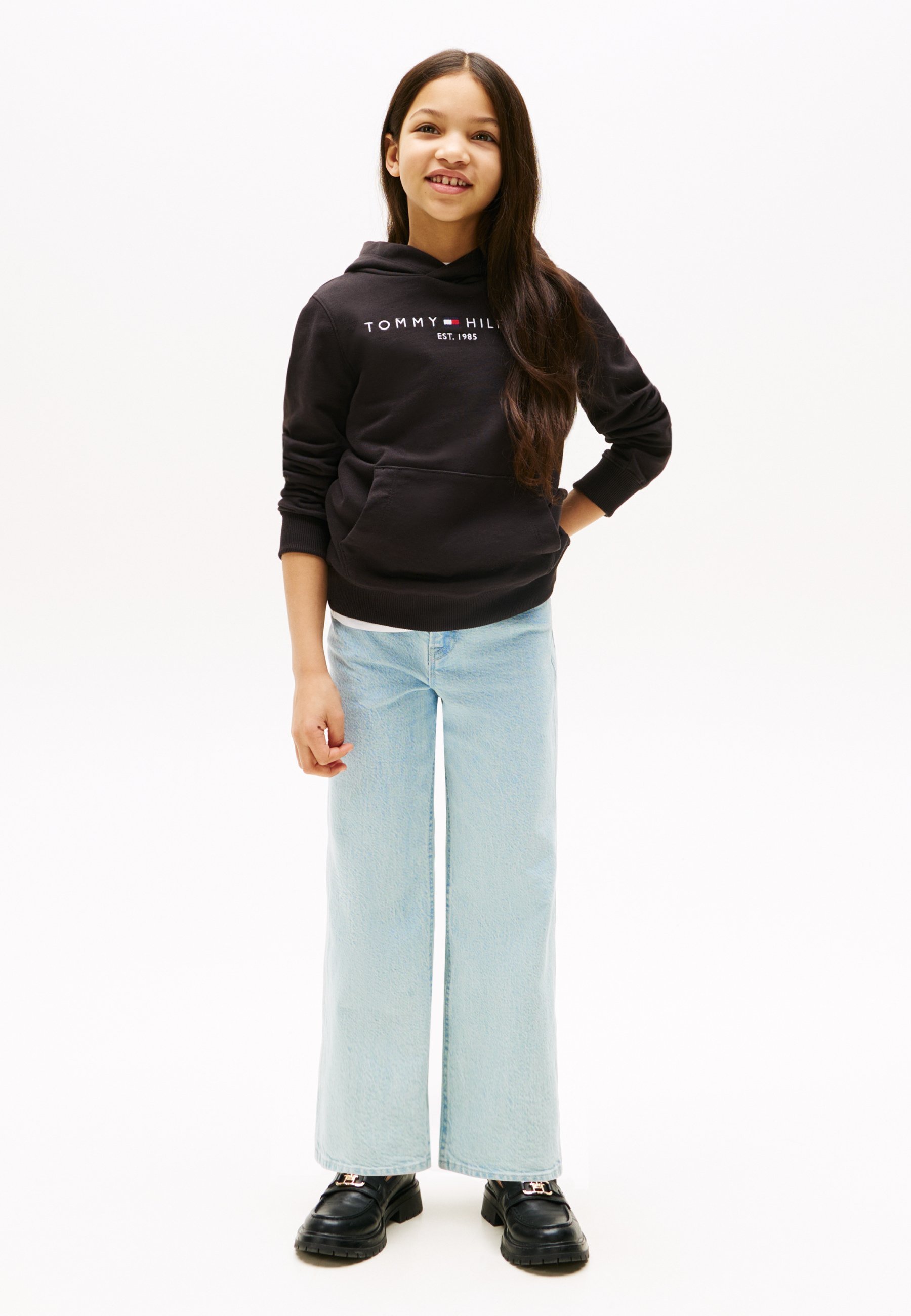 Tommy Hilfiger ESSENTIAL HOODIE UNISEX - Hoodie - schwarz