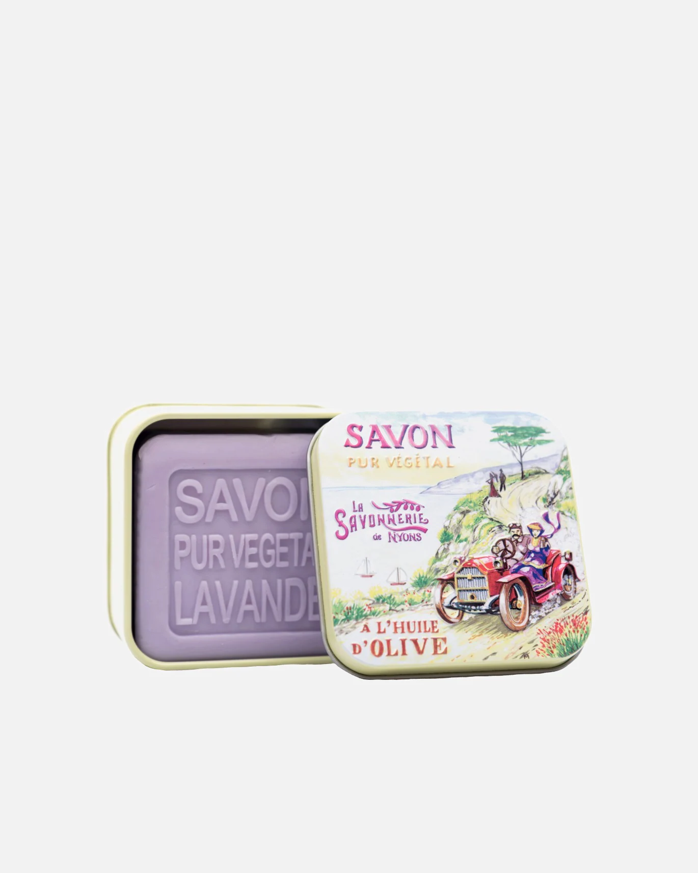 La Savonnerie de Nyons Savon 100g Lavande et Boîte Métal Balade