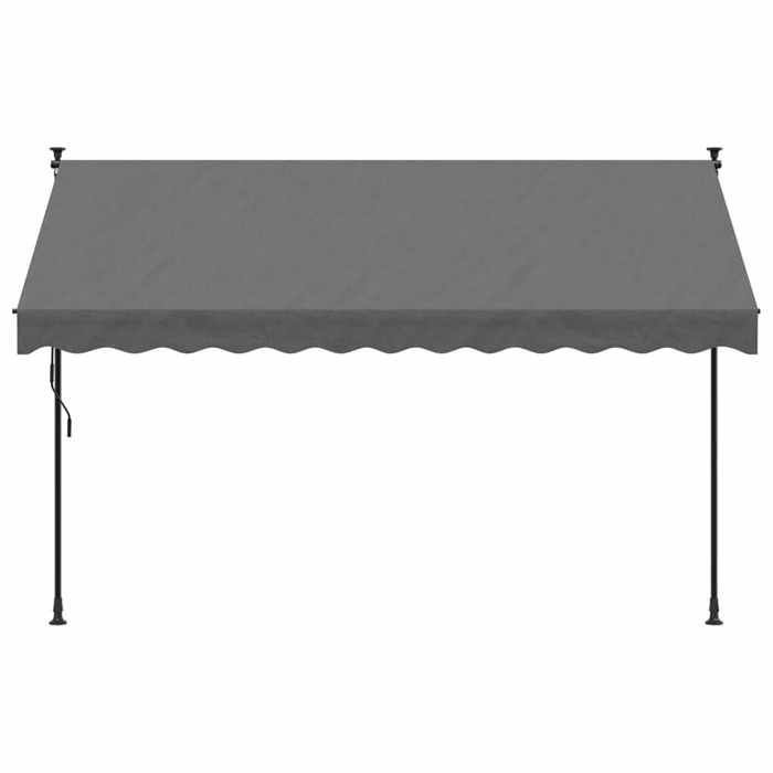 Tenda da sole retrattile vidaXL, veneziana con altezza regolabile, parasole per balcone, giardino, terrazzo, patio, 368740