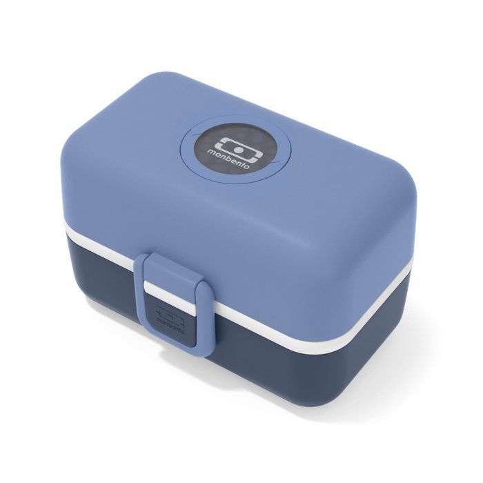 Lunch Box Enfant - MONBENTO - 3 Compartiments - Sans BPA - MB Tresor Bleu Infinity