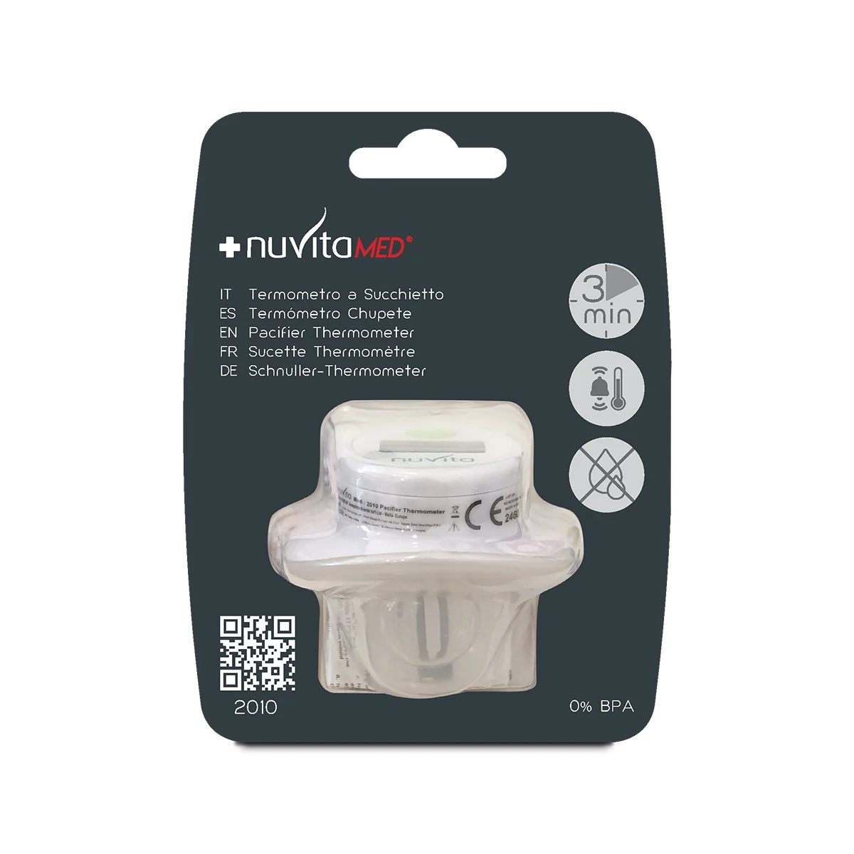 Thermomètre Nuvita avec tétine pour nouveau-nés