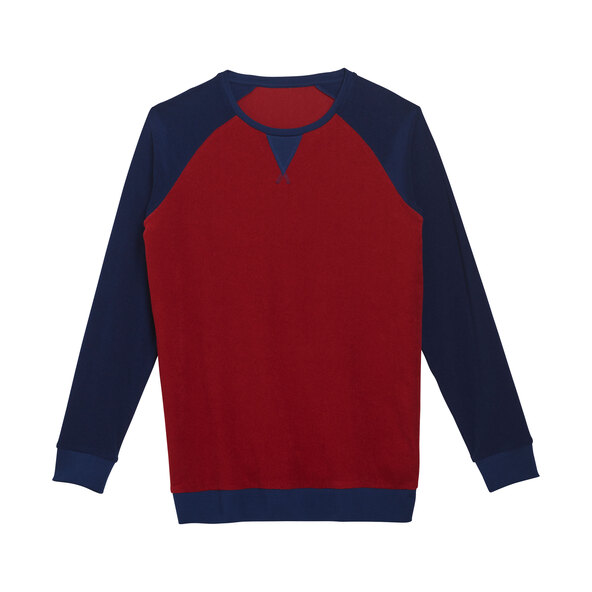 Pijama de tecido atoalhado, vermelho
