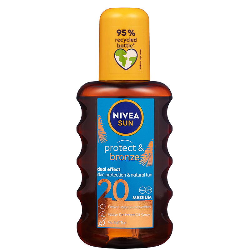 Nivea Nivea Sun SPF20 200 ml spray bronseolje