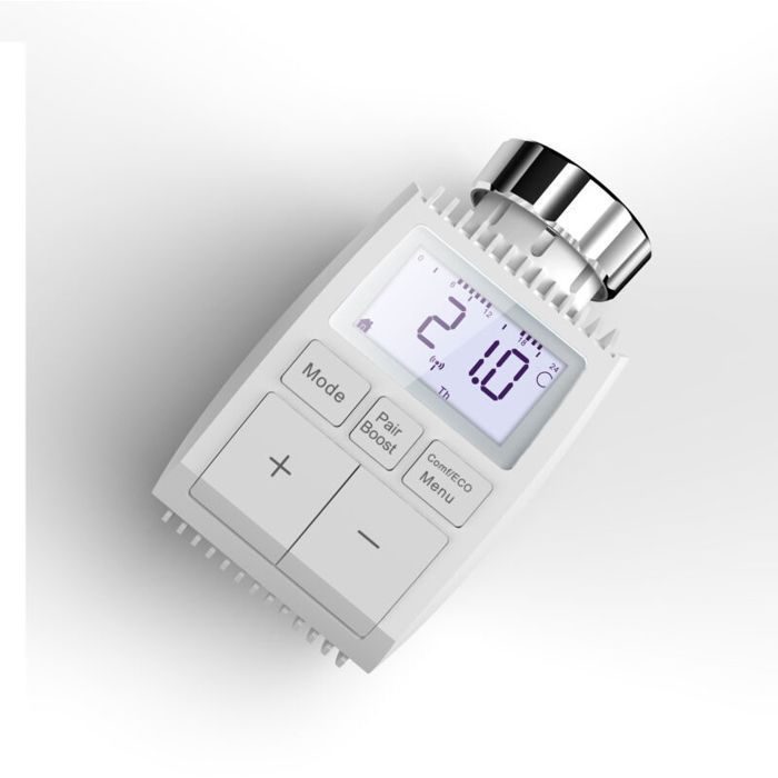 Termostato inteligente para radiador - MHY® - Kit de inicio - Tecnología ZigBee - Control digital de la calefacción