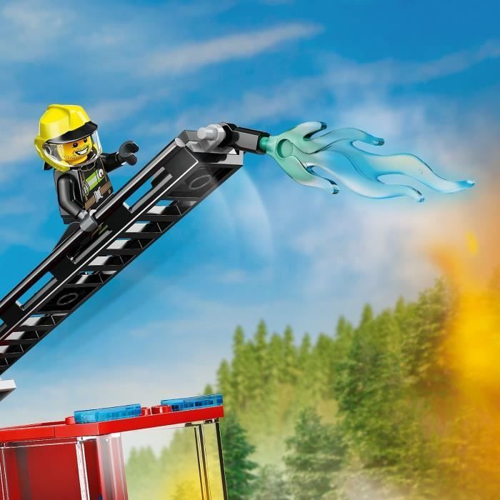 LEGO City 60463 Camion de pompiers avec échelle - Jeu de construction - Enfants dès 4 ans