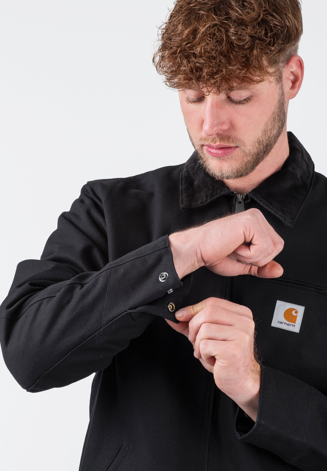 Carhartt WIP DETROIT - Veste légère - noire rigide