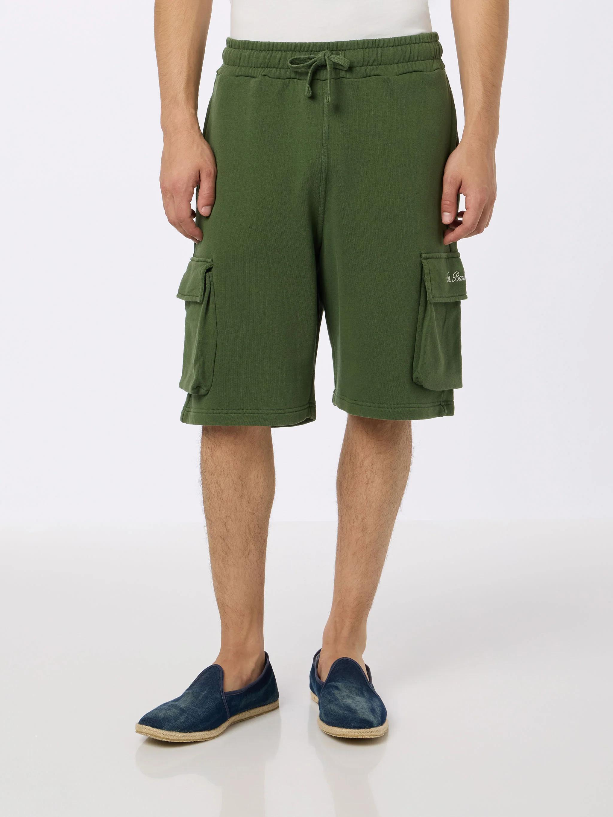 Cargy heren cargo shorts in legergroen