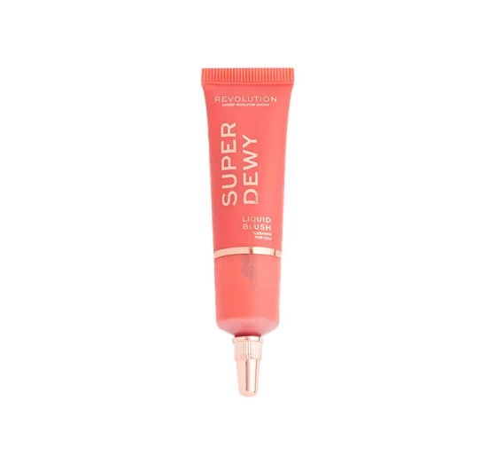 Makeup Revolution Superdewy liquid blush płynny róż do policzków Flushing For You 15ml