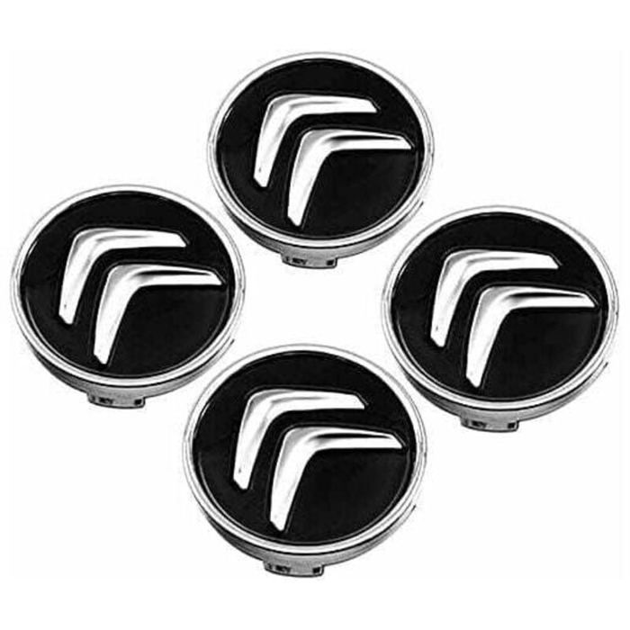piezas de emblemas de 60 mm para ruedas de Citroën C4 Picasso C3 Berlingo C5 X7 C2 C1 DS3 ZX Xsara C8 DS DS4