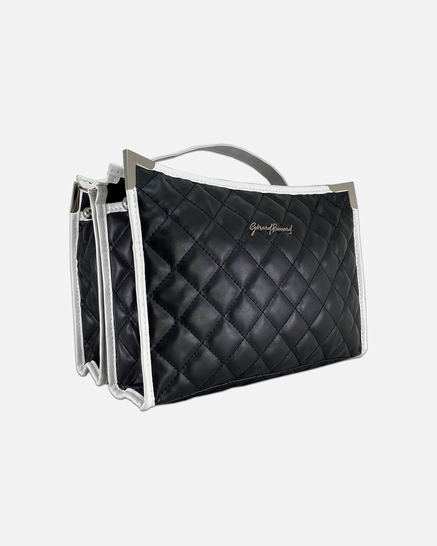 Gérard Brinard Luxus-Duo-Kulturbeutel, Schwarz – 1 Stück