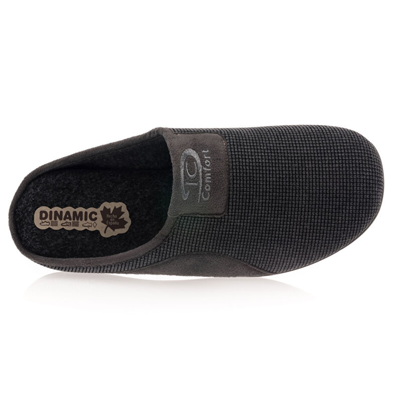 Pantofole da uomo grigie