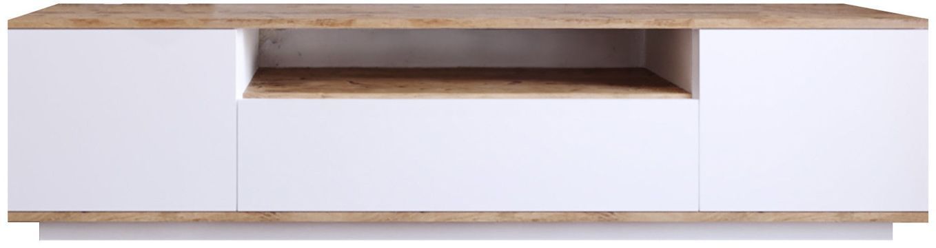 Mueble para TV - FR7 - Pino atlántico / Blanco - 180 x 45 x 45 cm