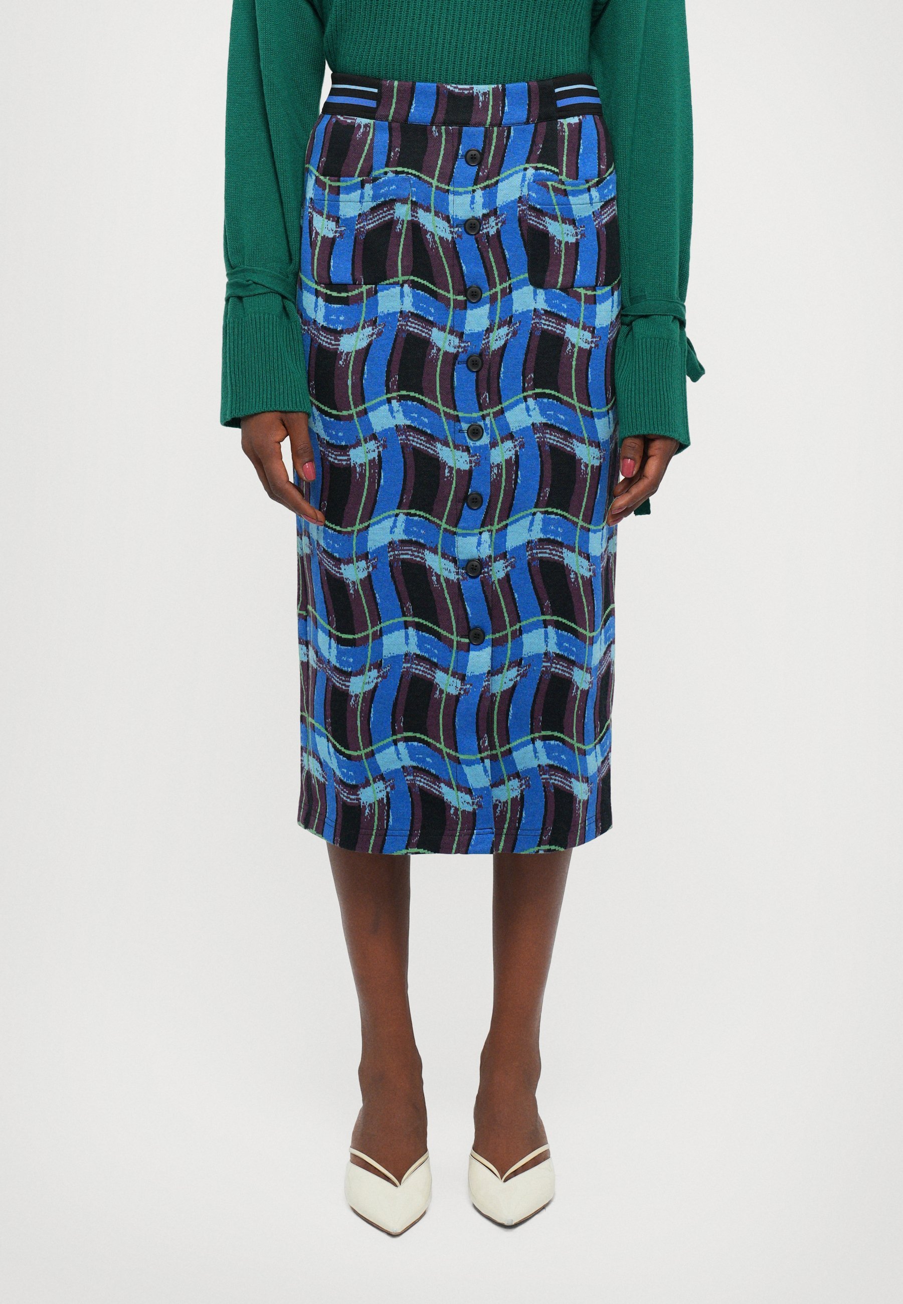 Gonna lunga NATALIE di Diane von Furstenberg - Gonna a tubino - blu