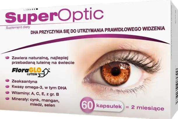 Superoptic, Suplement diety wspomagający wzrok, Kapsułki
