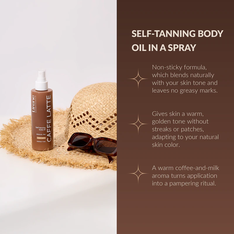 Samoopaľovací telový olej Lirene Perfect Tan