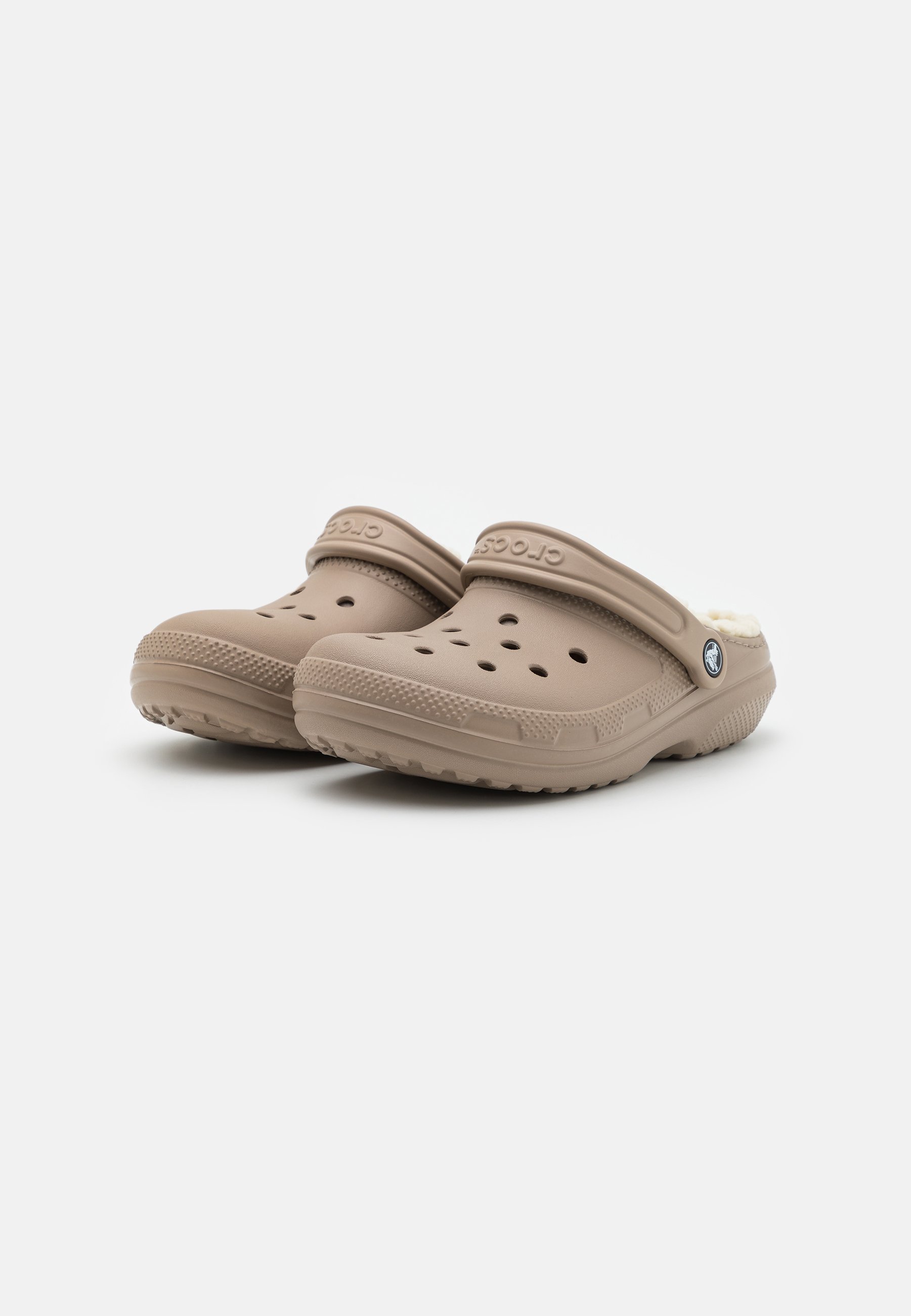 Crocs CLASSIC LINED - Sabots - champignon/os