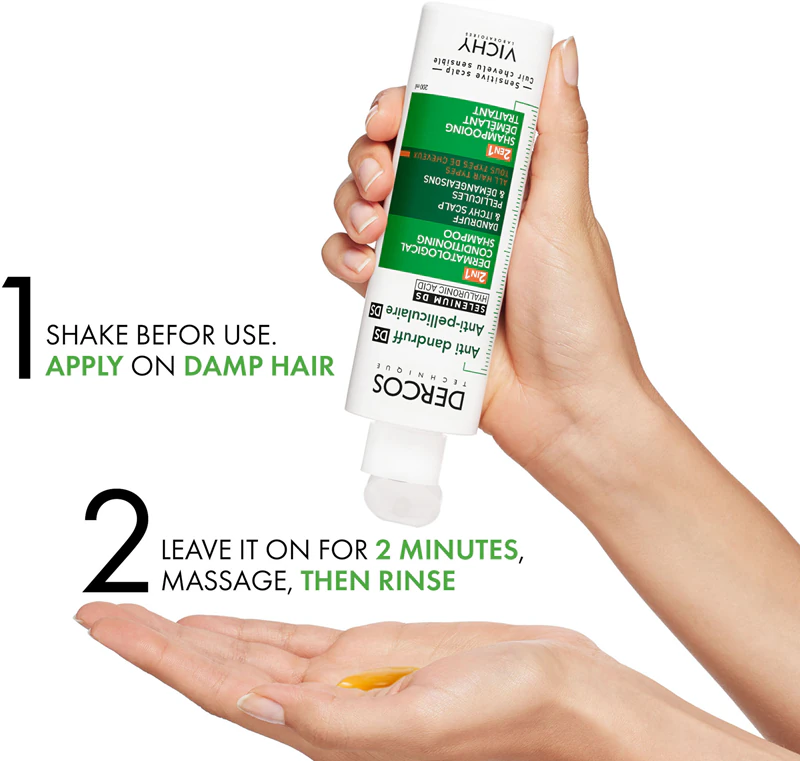 Vichy Dercos Anti-Schuppen 2-in-1 Anti-Schuppen Shampoo und Spülung