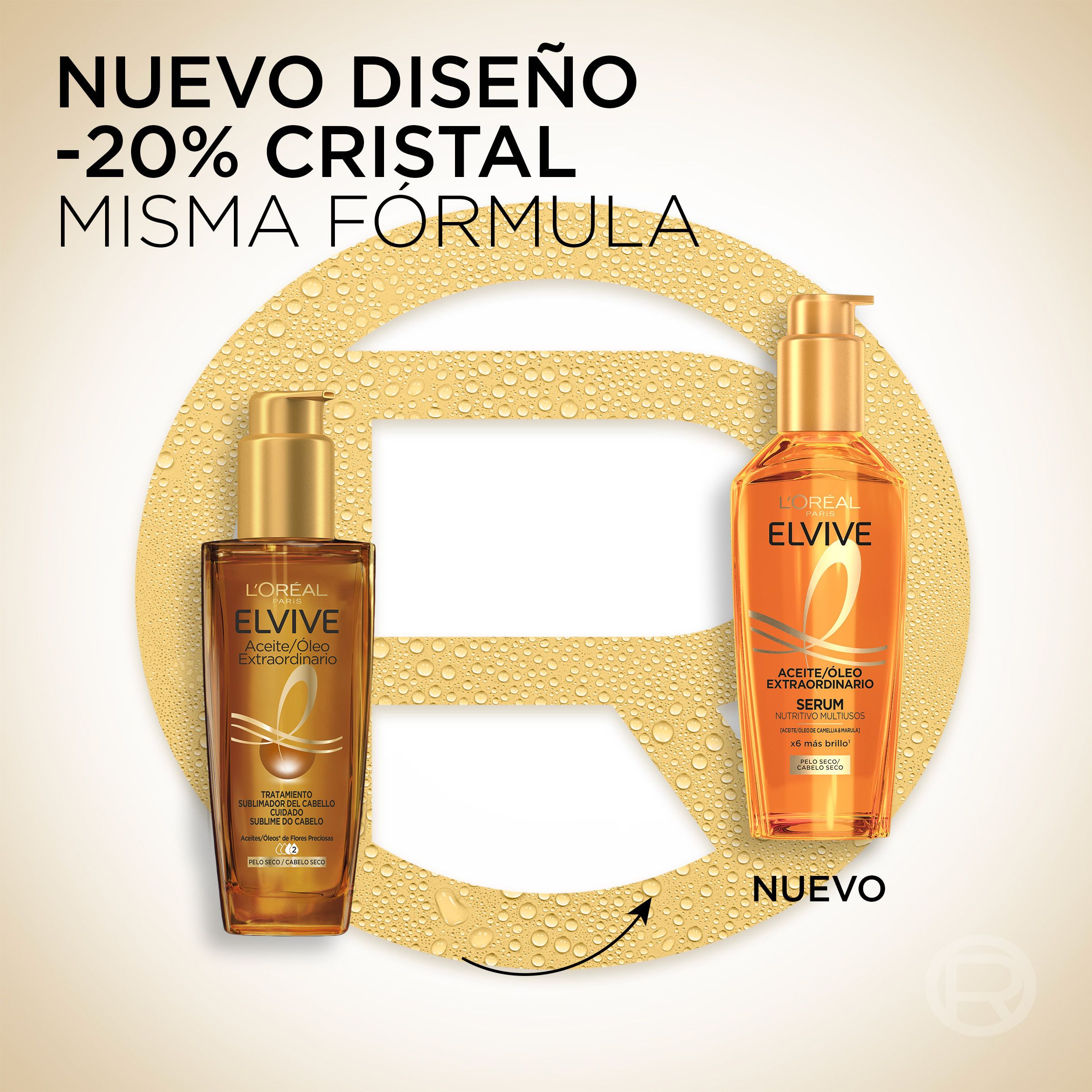 ELVIVE ypatingas aliejus universaliam plaukų gydymui Plaukų aliejai ir procedūros