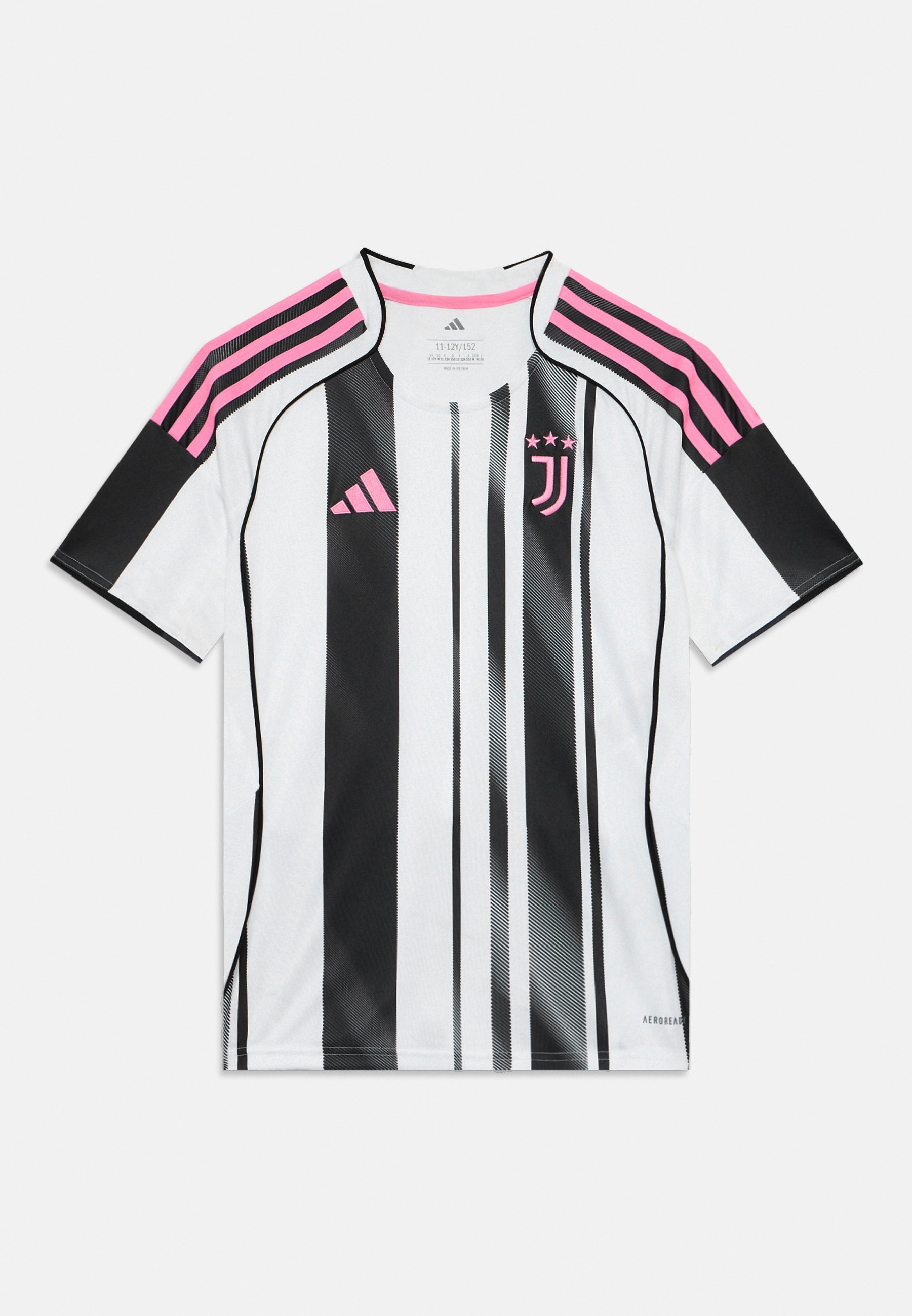 adidas Performance JUVENTUS 25/26 THUISSHIRT KINDEREN UNISEX - Sport T-shirt - wit/zwart
