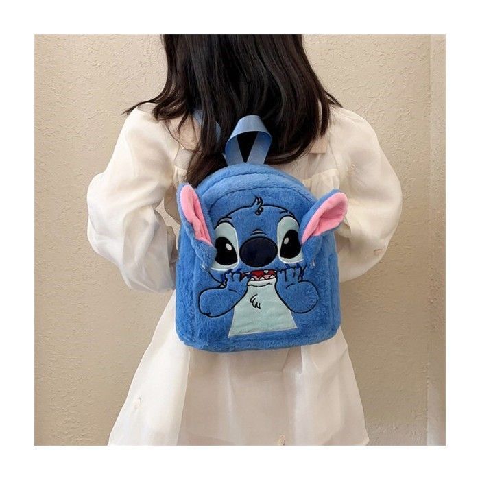 Mochila de felpa ultrasuave inspirada en Stitch