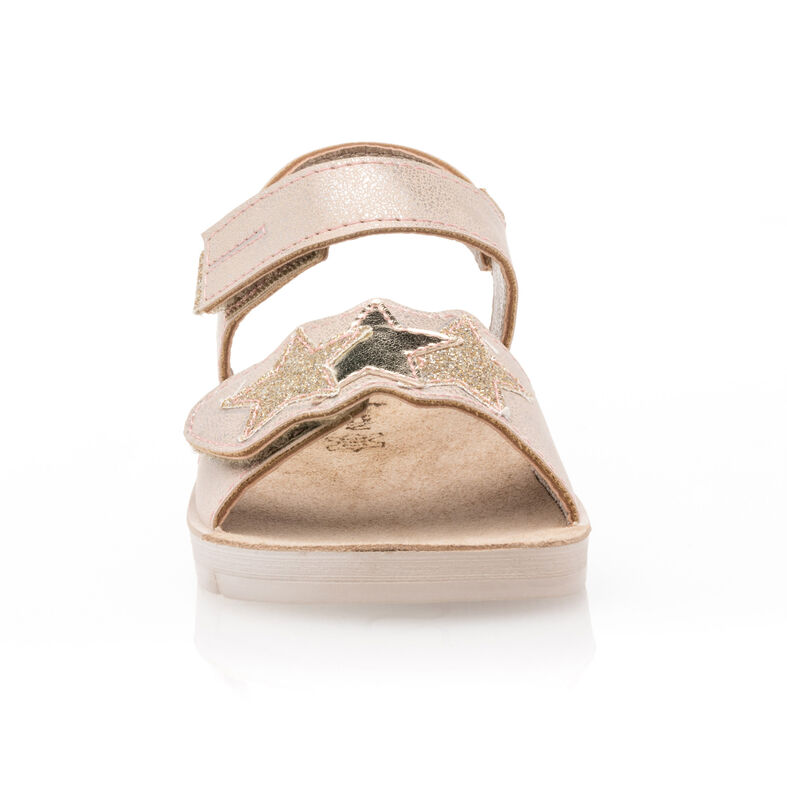 Sandalias rosas para niña / Zapatos de punta abierta