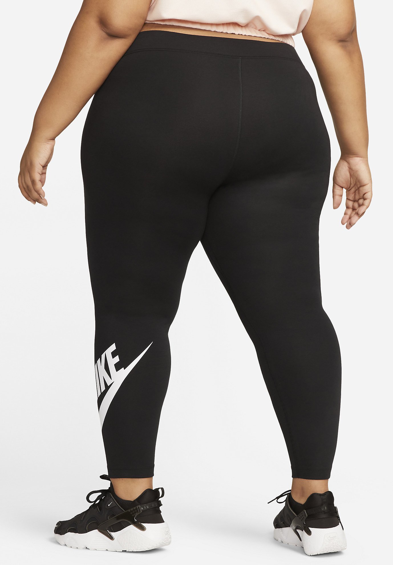Nike Sportswear Leggings - Broek - zwart wit