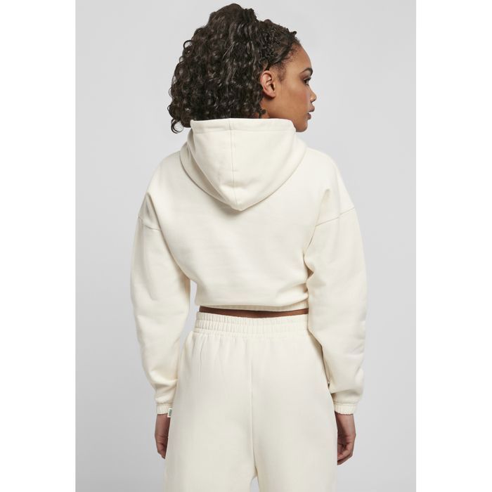 Sudadera con capucha - Clásicos urbanos - Corta - Oversize - Mujer - Forro polar cepillado