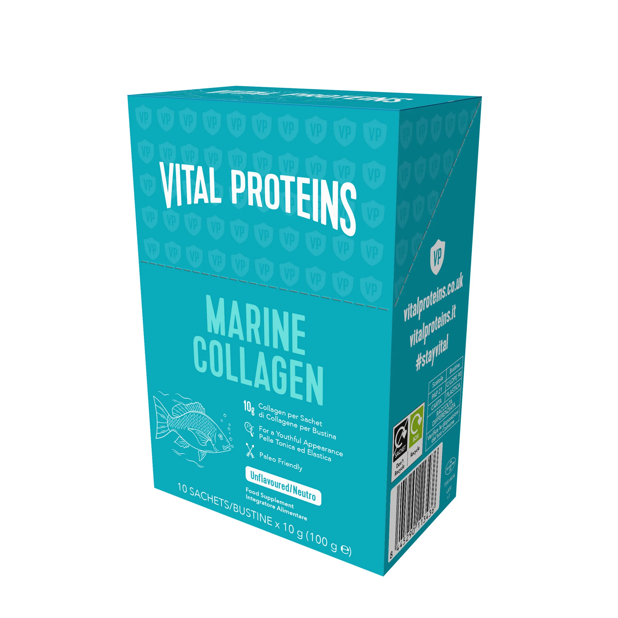 Integratori Alimentari Marine Collagen in Bustina - Integratore Corpo e Detox, Integratore Unghie e Capelli, Integratore Viso