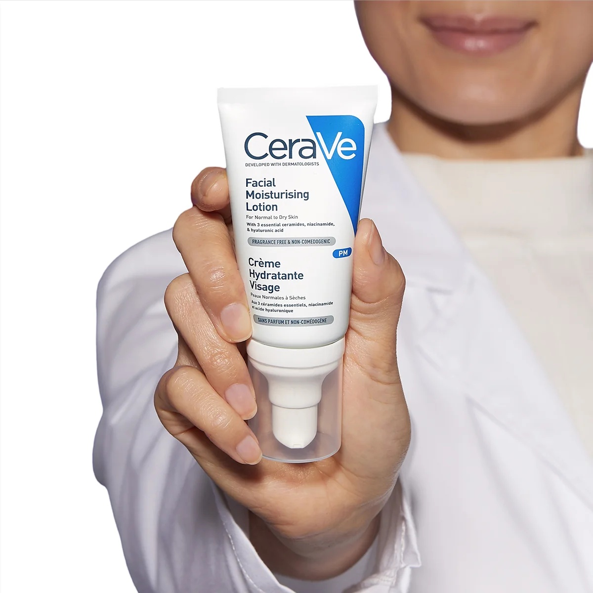 CERAVE Feuchtigkeitsspendende Gesichtscreme 50 ml für normale bis trockene Haut