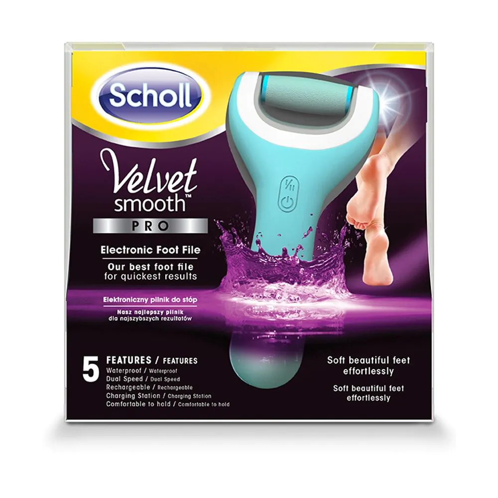 Scholl Velvet Smooth Wet&Dry Elektroniczny pilnik do stóp