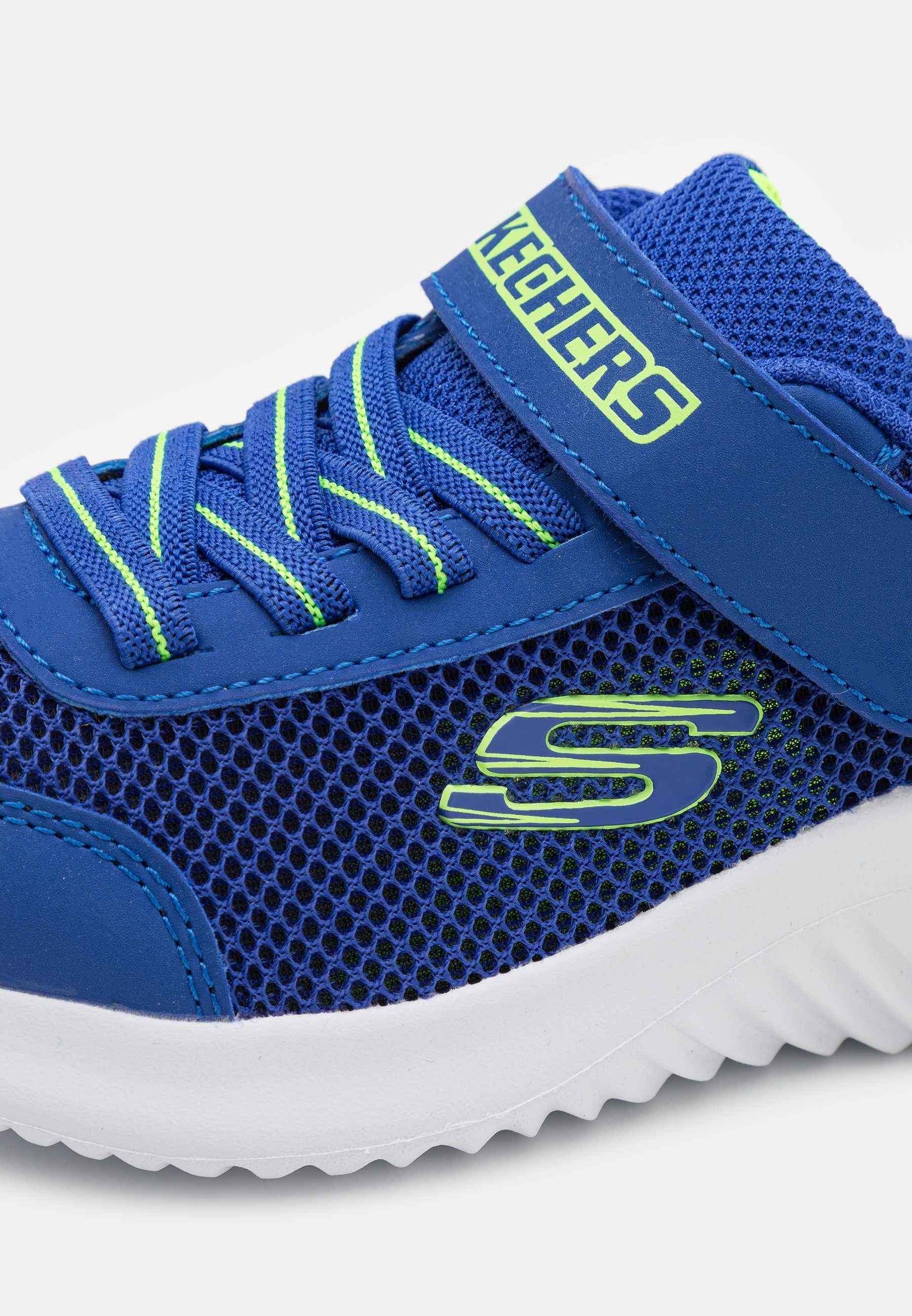 Skechers BOUNDER-TECH - Scarpe da ginnastica - blu/lime