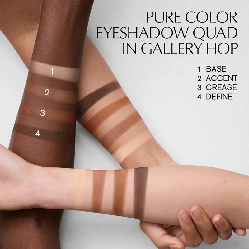 Paleta de Sombras Estée Lauder Pure Color The Essential Eyeshadow Quad com Aplicador
