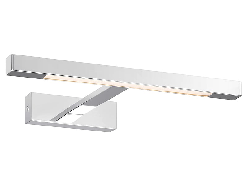 Kinkiet łazienkowy Neptunus LED metalowy srebrny