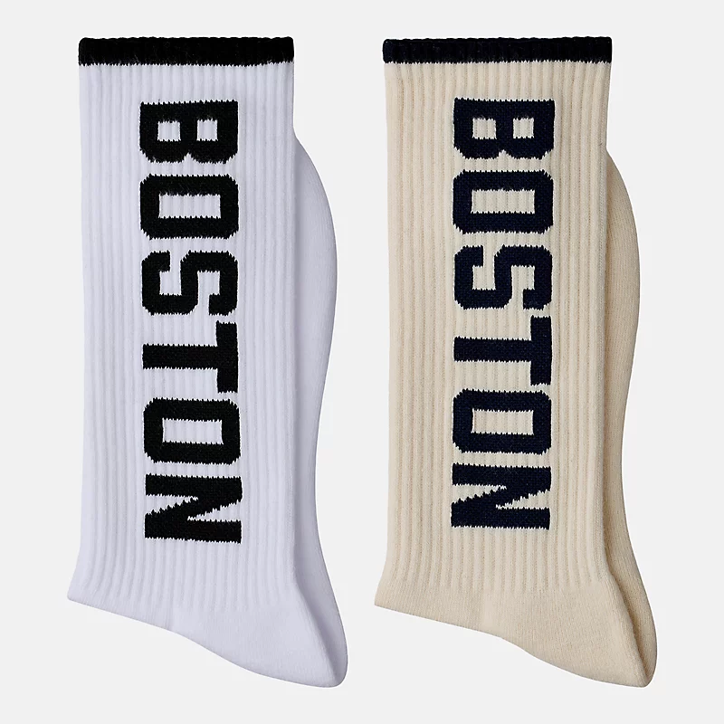 Șosete unisex Boston Crew, set de 2 – culori asortate