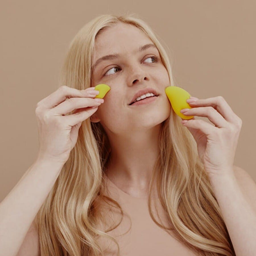 Ensemble d'éponges à maquillage GLOV Mangue – 1 pièce