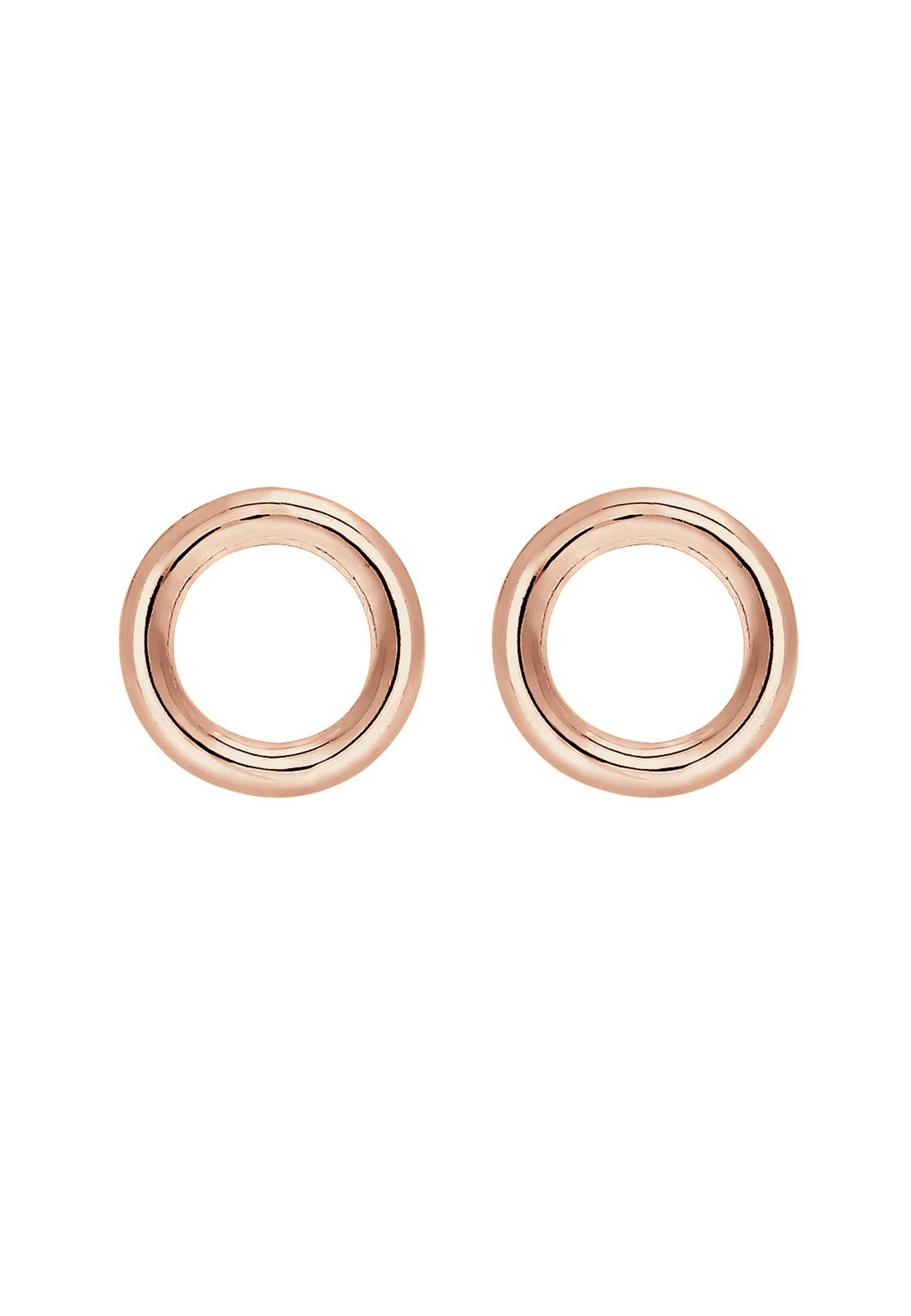 Elli Femmes Clous d'oreilles Cercle Géo Minimaliste en Argent Sterling 925