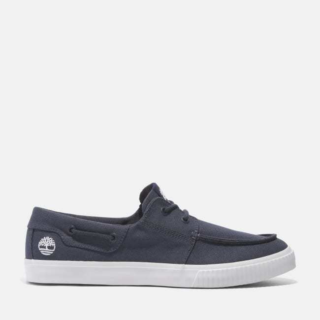 Sneaker Bassa Stringata da Uomo in blu marino