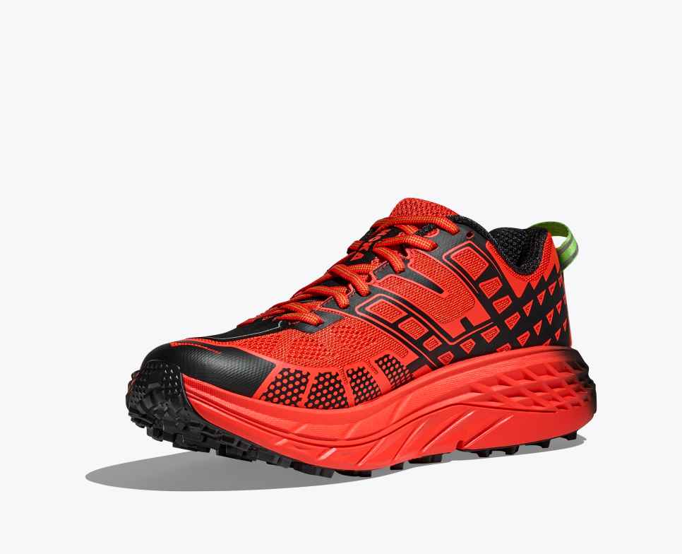 HOKA Speedgoat 2 Tomate / Vert électrique