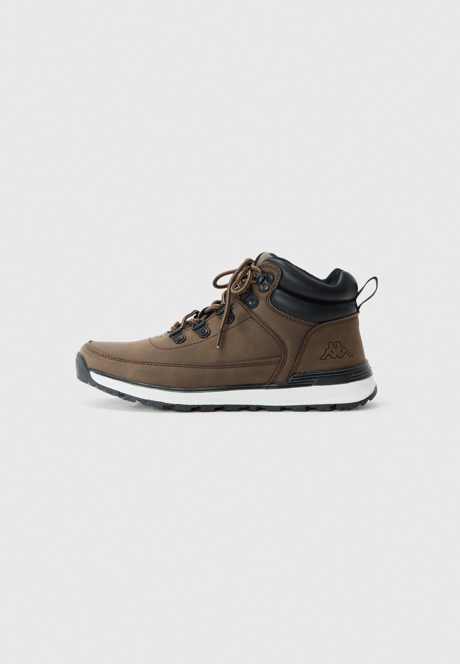 Kappa MONSI UNISEX - Šněrovací kotníkové boty - tmavě hnědá/černá