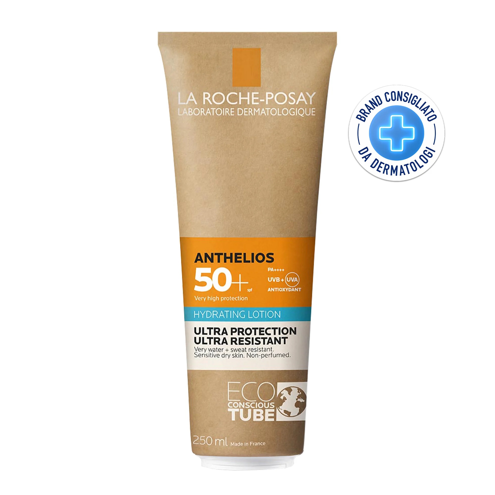 LA ROCHE POSAY La Roche Posay Anthelios zonnebrandcrème 50+ papieren verpakking 250 ml zeer hoge bescherming