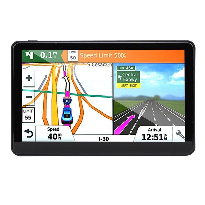Sistema de navegación para automóviles, sistema de navegación para automóviles de 9 pulgadas para CarPlay, inalámbrico para Android Auto, electrónica para motocicletas 2.5D